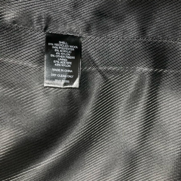 Express Wool Coat Men’s Size Small Black - Picture 5 of 16